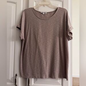 Green Envelope Taupe Short Sleeve Tee